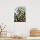 Ernst Haeckel Palm Trees Poster (Keuken)