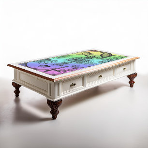  Ernst Haeckel Rainbow met gekleurd Poster Afdrukk Tissuepapier