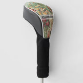 Ernst Haeckel Retro Mushroom Golfheadcover (Schuin)