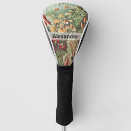 Ernst Haeckel  Retro Mushroom Golfheadcover