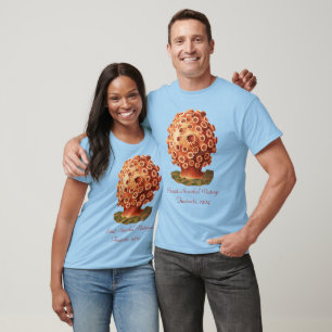Ernst Haeckel Rode Koraal Zeevaart Zeeleven T-shirt