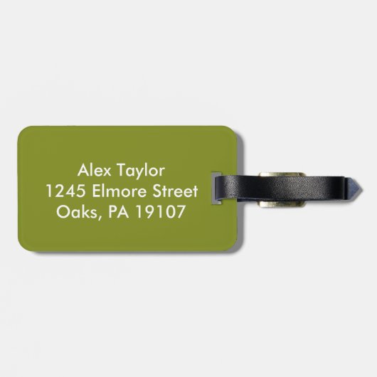 Ernst Haeckel Trochilidae Hummingbird Bagagelabel (Achterkant horizontaal)