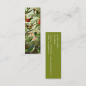 Ernst Haeckel Trochilidae Hummingbird Mini Visitekaartje (Voorkant / Achterkant)