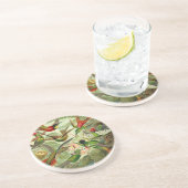 Ernst Haeckel Trochilidae Hummingbird Zandsteen Onderzetter (Zijkant)