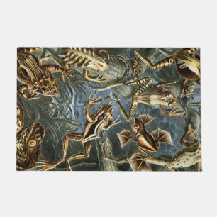 Ernst Haeckel variëteit exotische kikkers:Batrachi Deurmat