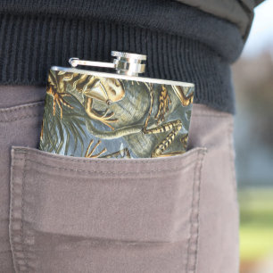 Ernst Haeckel variëteit exotische kikkers:Batrachi Heupfles