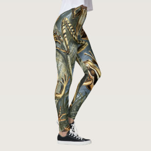 Ernst Haeckel variëteit exotische kikkers:Batrachi Leggings
