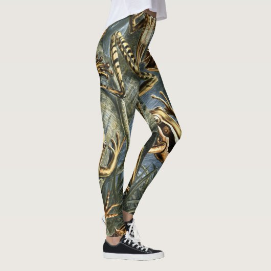 Ernst Haeckel variëteit exotische kikkers:Batrachi Leggings (Rechts)