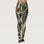 Ernst Haeckel variëteit exotische kikkers:Batrachi Leggings (Achterkant)