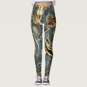 Ernst Haeckel variëteit exotische kikkers:Batrachi Leggings (Voorkant)
