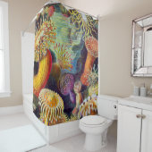 Ernst Haeckel Zee Anemones Marine:Actiniae Douchegordijn (In situ)