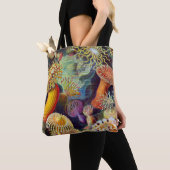 Ernst Haeckel Zee Anemones Marine:Actiniae Tote Bag (Dichtbij)