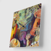 Ernst Haeckel Zee Anemones Marine:Actiniae Vierkante Klok (Hoek)