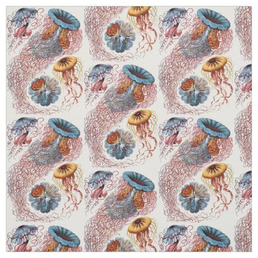 Ernst Haeckel's Discomedusae Stof (Swatch)