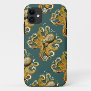 Ernst Haeckel's Octopus iPhone 11 Hoesje