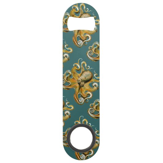 Ernst Haeckel's Octopus Speed Flessenopener (Achterkant)