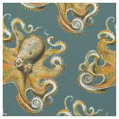 Ernst Haeckel's Octopus Stof (Close Up)