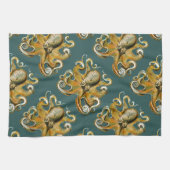 Ernst Haeckel's Octopus Theedoek (Horizontaal)