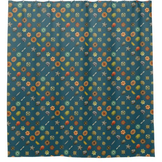 Ernst Haeckel's onderzeese juwelen Douchegordijn (Voorkant)