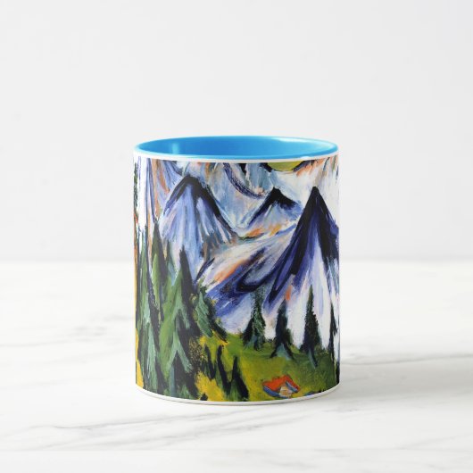 Ernst Kirchner - Berggipfel Mok (Midden)