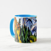 Ernst Kirchner - Berggipfel Mok (Voorkant links)