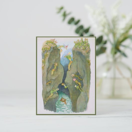 Ernst Kreidolf  Alpine Flower Fairy Tale Briefkaart (Staand voorkant)