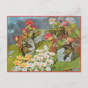 Ernst Kreidolf  Alpine Flower Fairy Tale Briefkaart