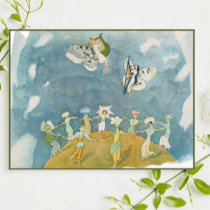 Ernst Kreidolf Alpine Flower Fairy Tale Briefkaart
