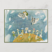 Ernst Kreidolf  Alpine Flower Fairy Tale Briefkaart (Voorkant)