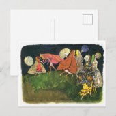 Ernst Kreidolf Dieven Flower Fairies Briefkaart (Voorkant / Achterkant)