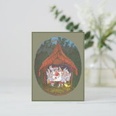 Ernst Kreidolf Vintage De weidedwergen Briefkaart (Staand voorkant)