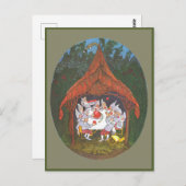 Ernst Kreidolf Vintage De weidedwergen Briefkaart (Voorkant / Achterkant)