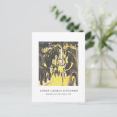 Ernst L. Kirchner - Belle Alliance Platz in Berlij Briefkaart (Staand voorkant)