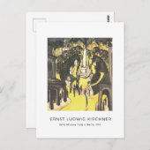 Ernst L. Kirchner - Belle Alliance Platz in Berlij Briefkaart (Voorkant / Achterkant)