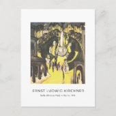 Ernst L. Kirchner - Belle Alliance Platz in Berlij Briefkaart (Voorkant)