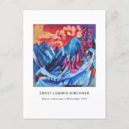 Ernst L. Kirchner - Colorful Landscape Modern Art Briefkaart