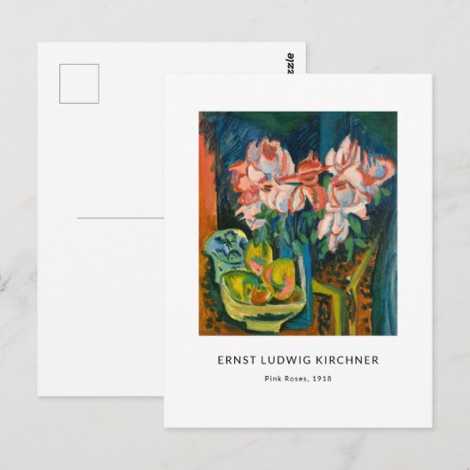 Ernst L. Kirchner - Colorful Modern Art Briefkaart (Voorkant / Achterkant)