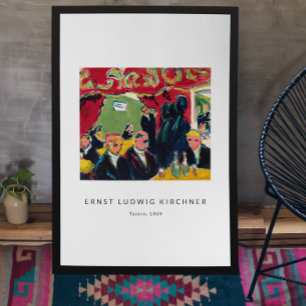 Ernst L. Kirchner - Colorful  Modern Art Poster