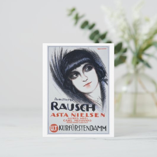 Ernst Lubitsch Rausch (Intoxicatie), 1919 Briefkaart (Staand voorkant)