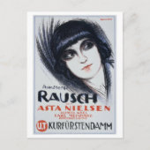 Ernst Lubitsch Rausch (Intoxicatie), 1919 Briefkaart (Voorkant)