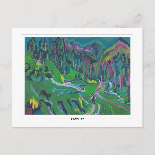 Ernst Ludwig Kirchner #160-2 - Kunstansichtkaart Briefkaart (Voorkant)