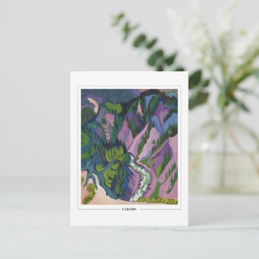 Ernst Ludwig Kirchner #232-2 - Briefkaart voor Sch (Staand voorkant)