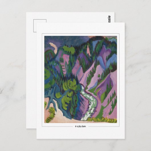 Ernst Ludwig Kirchner #232-2 - Briefkaart voor Sch (Voorkant / Achterkant)