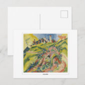 Ernst Ludwig Kirchner #240 - Briefkaart voor Schon (Voorkant / Achterkant)