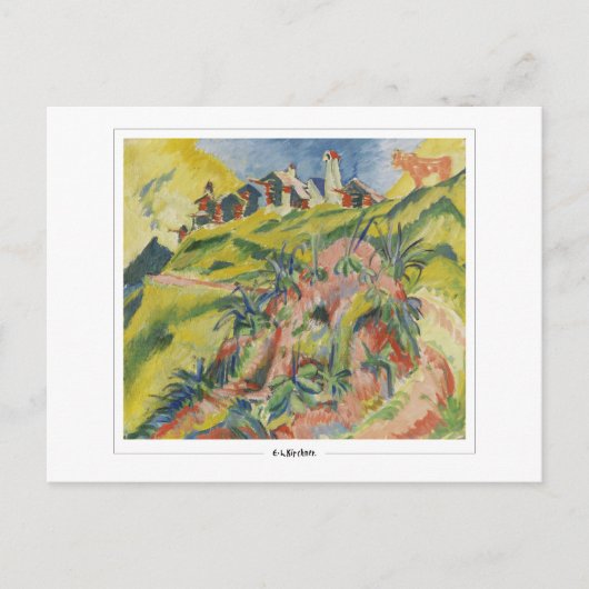 Ernst Ludwig Kirchner #240 - Briefkaart voor Schon (Voorkant)