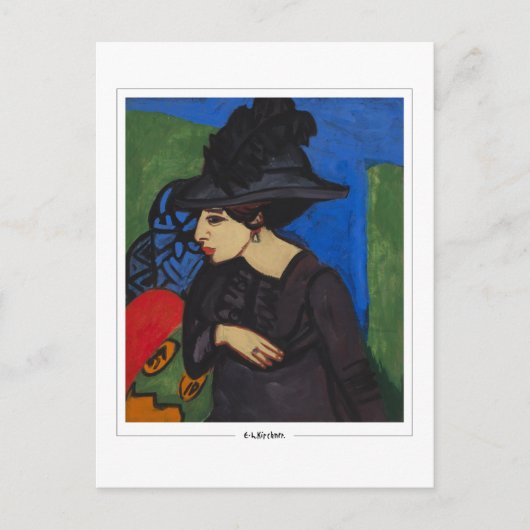 Ernst Ludwig Kirchner #247-2 - Kunstkaart Briefkaart (Voorkant)