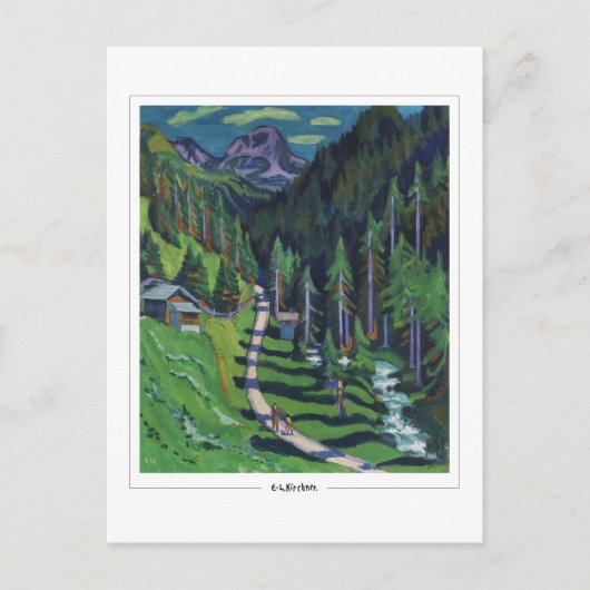 Ernst Ludwig Kirchner #338 - Briefkaart voor Schon (Voorkant)