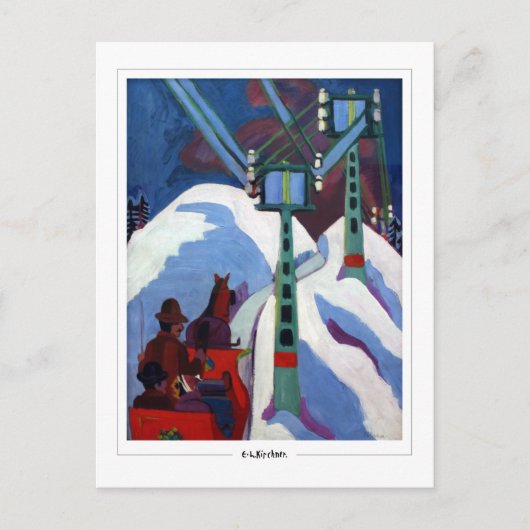 Ernst Ludwig Kirchner #352-2 - Kunstkaart Briefkaart (Voorkant)