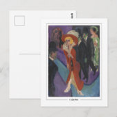 Ernst Ludwig Kirchner #370 - Briefkaart voor Schon (Voorkant / Achterkant)