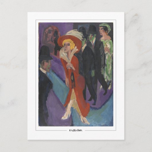 Ernst Ludwig Kirchner #370 - Briefkaart voor Schon (Voorkant)
